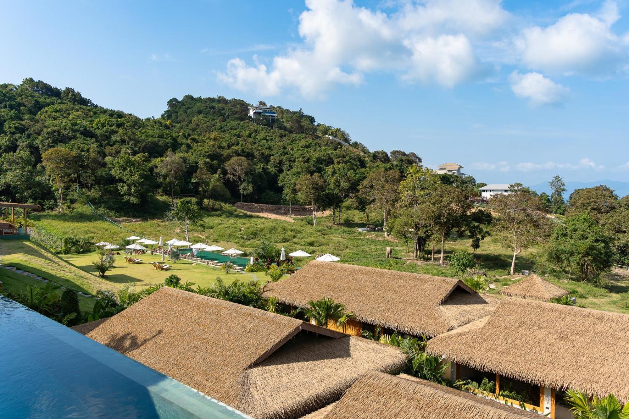 Wild Cottages Elephant Sanctuary Resort Amphoe Koksamui Dış mekan fotoğraf