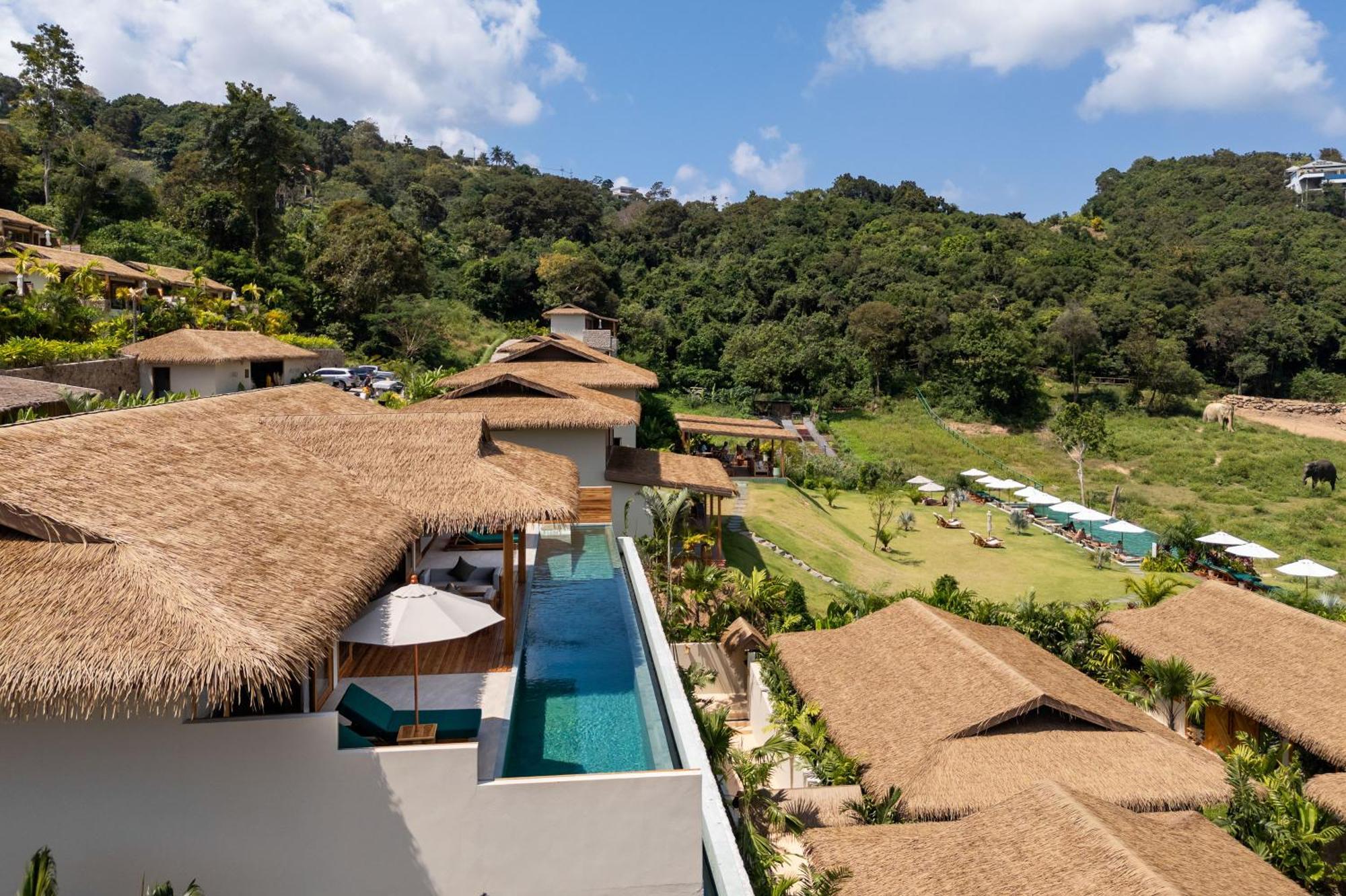 Wild Cottages Elephant Sanctuary Resort Amphoe Koksamui Dış mekan fotoğraf